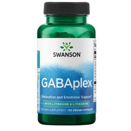 SWANSON GABAplex with L-Tyrosine & L-Theanine (60kap)