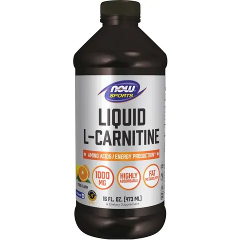 Now Foods L-karnityna 1000mg (473ml) Smak cytrusowy
