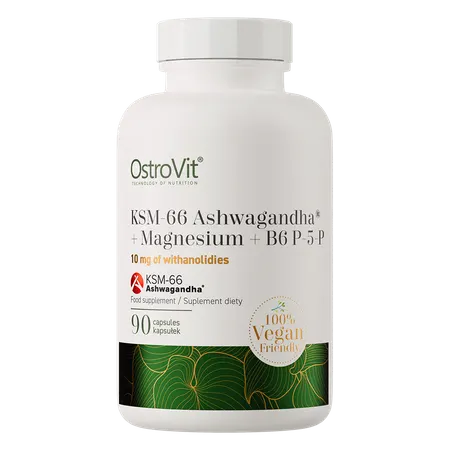 Ostrovit Ashwaganda KSM-66 + Magnez + B6 (90 kaps)