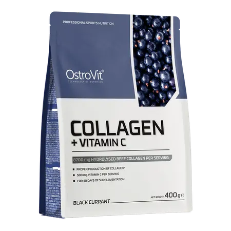 Ostrovit Kolagen + Witamina C czarnej porzeczki (400g)