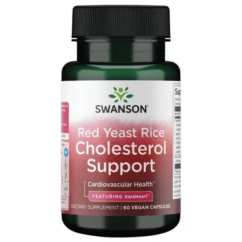 Swanson Red Yeast Rice Cholesterol Support (60kap)