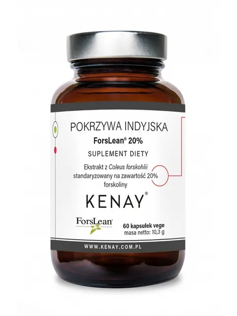 Kenay Pokrzywa indyjska ForsLean® 20% (60 kap)