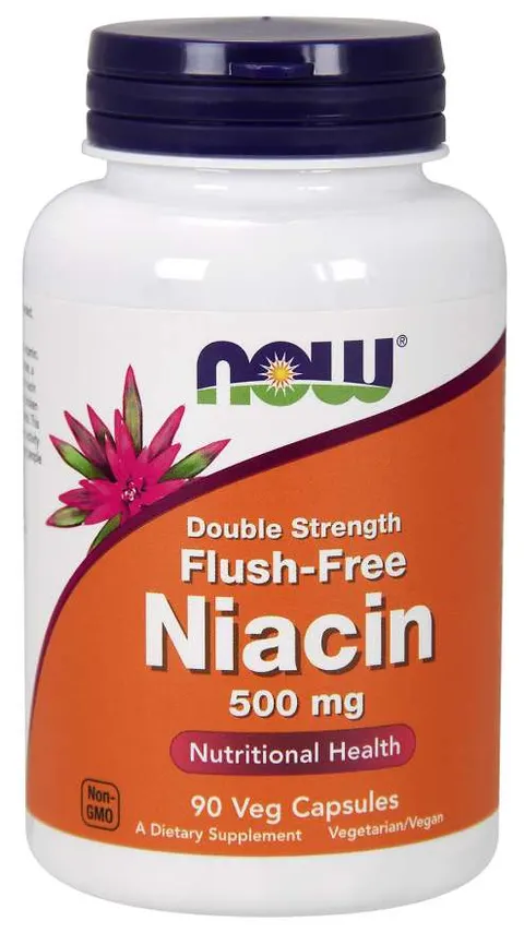 Now Foods Niacyna Flush Free 500mg (90kap)