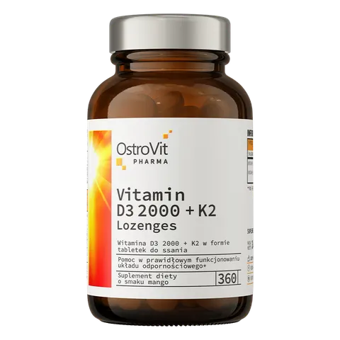 Ostrovit Witamina D3 2000IU + K2 do ssania (360 tab)