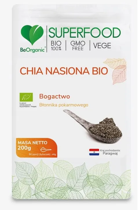 Beorganic Nasiona Chia BIO (200g)