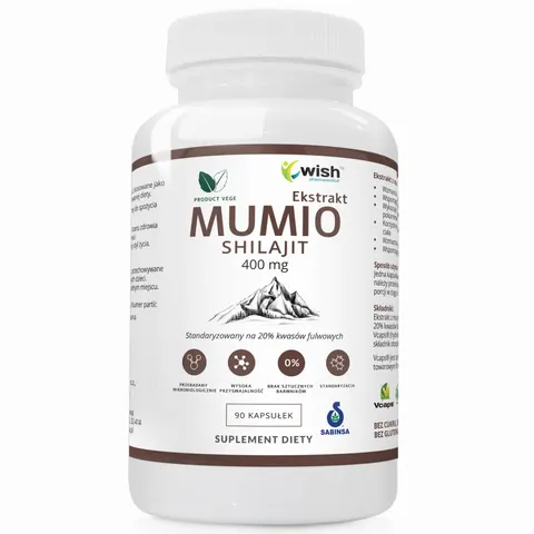Wish Mumio Shilajit 400 mg (90 kaps)