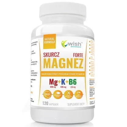 Wish Magnez Potas B6 Forte (120 kaps)