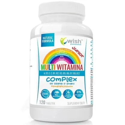 Wish Multiwitamina Junior do ssania (120tab)