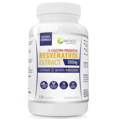 Wish Resweratrol 500mg (120kaps)