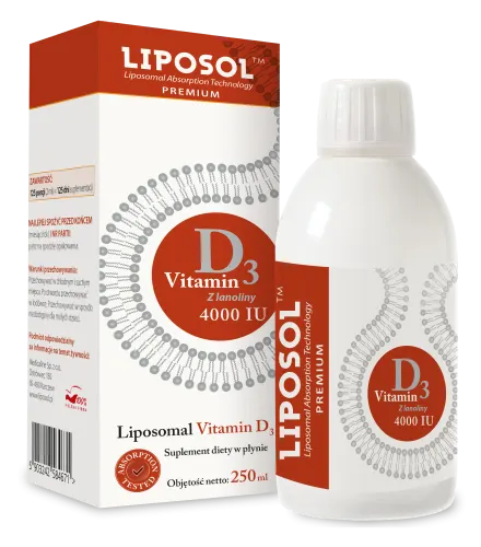 Aliness Liposomalna Witamina D3 4000 IU (250 ml)