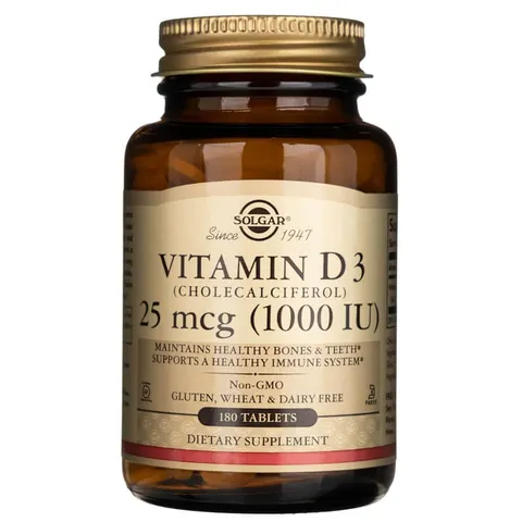 Solgar Witamina D3 1000 IU (25 µg) 180 tabletek