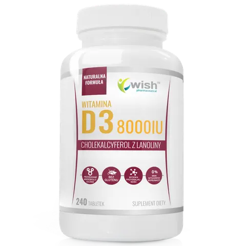 Wish Witamina D3 8000IU (240tab)