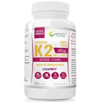 Wish Witamina K2 200 mcg (120kaps)