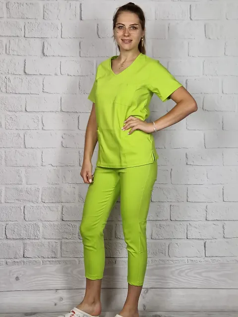 Bluza medyczna limonka jasna