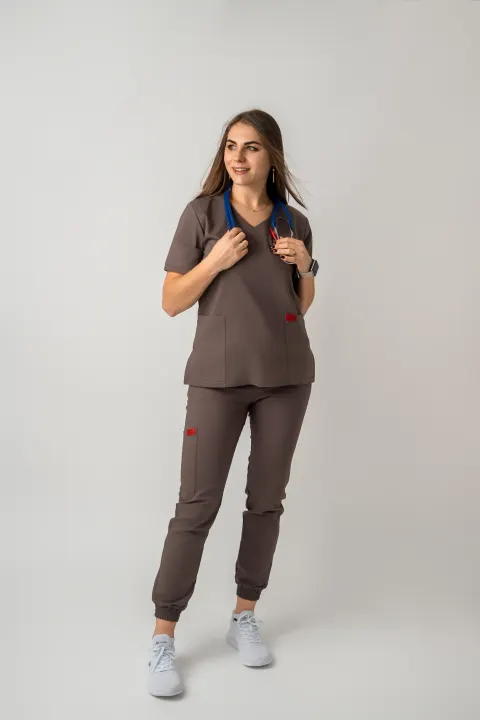 Bluza medyczna KOMFORT cappuccino