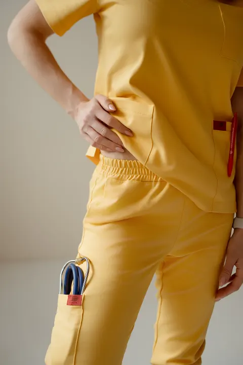 Bluza medyczna KOMFORT mango - EDYCJA LIMITOWANA