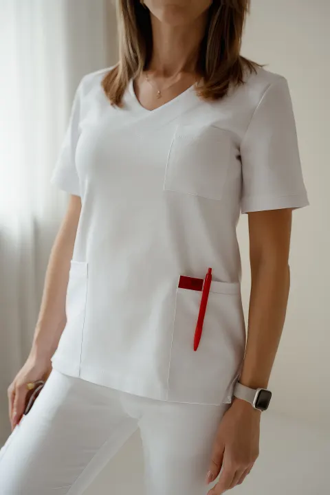 Bluza medyczna KOMFORT biały