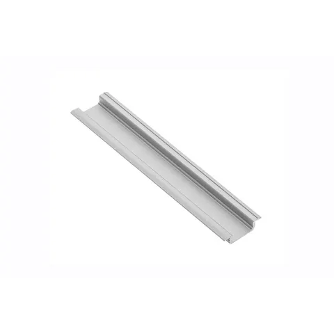 Profil aluminiowy LED z kołnierzem glax silver 2m (wpuszczany)