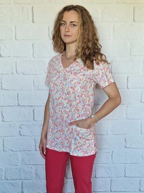 bluza medyczna Czerwony Wianek