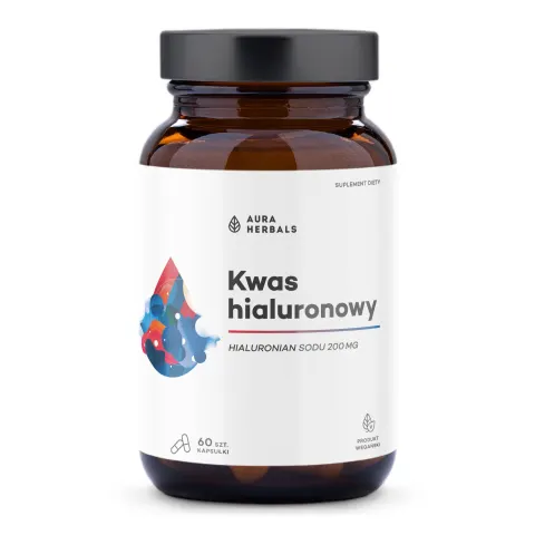 Aura Herbals Kwas Hialuronowy 200mg (60kaps.)