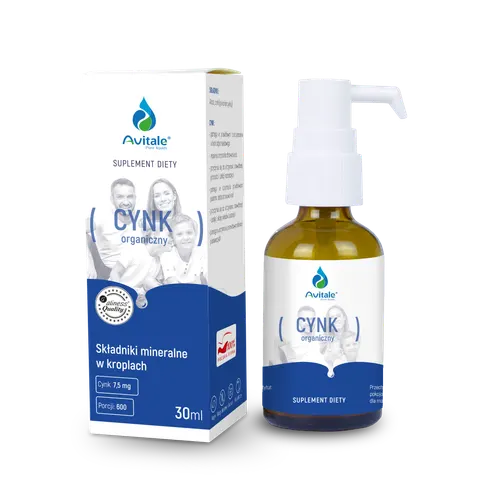 Avitale Cynk (Glukonian cynku) (30ml)