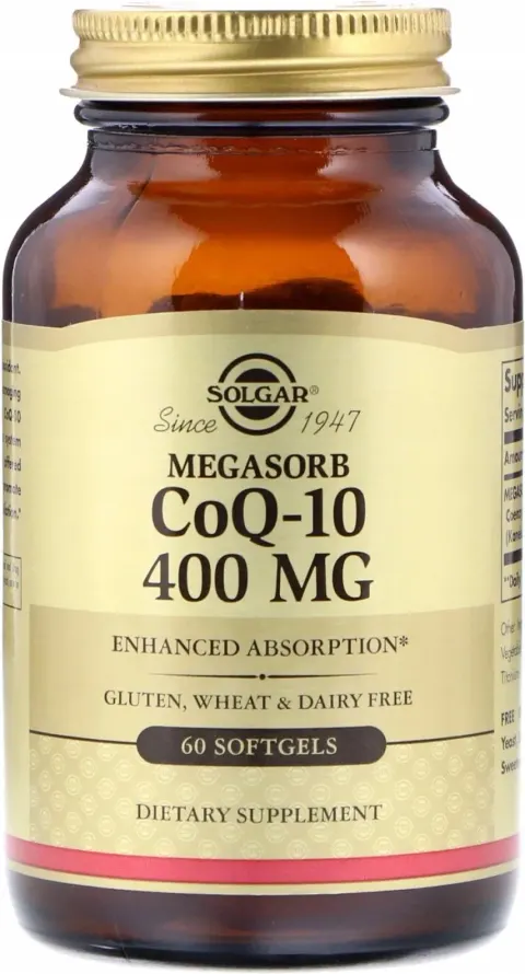 Solgar Megasorb CoQ-10 400 mg (60 kaps.)
