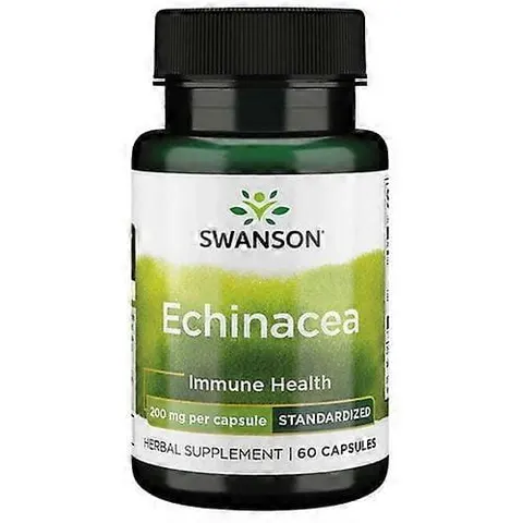 Swanson Echinacea standaryzowana 200mg (60 kaps.)