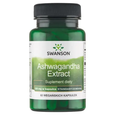 Swanson Ashwagandha Ekstrakt 550mg (60 kaps.) data 31.01.2027