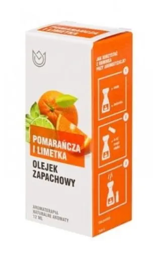 Naturalne aromaty Olejek zapachowy Pomarańcza & Limetka (10ml)