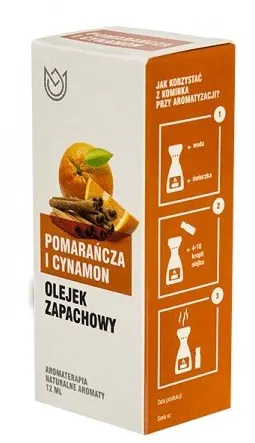 Naturalne aromaty Olejek Zapachowy pomarańcza i cynamon (10ml)