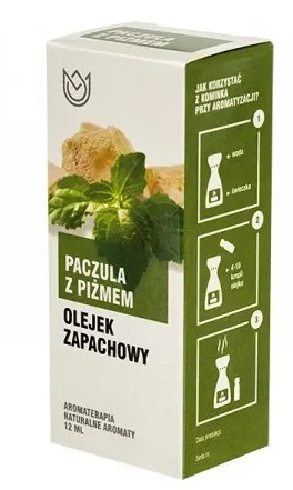 Naturalne aromaty Olejek Zapachowy Paczula z Piżmem (12ml)