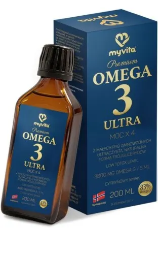 Myvita Omega 3 Ultra w płynie (200 ml )