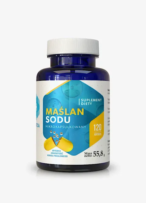 Hepatica Maślan sodu Mikrokapsułkowany (120 kaps.)