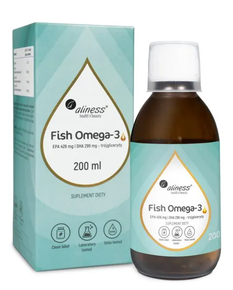 Aliness Fish Omega 3 Trójglicerydy (200 ml)