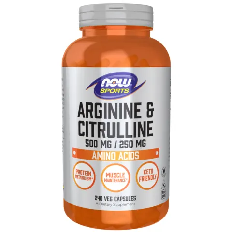 Now Foods Arginine & Citrulline (240 kaps.)