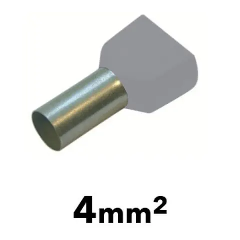 Końcówka tulejkowa Twin 2x4,0/12 (10szt.)