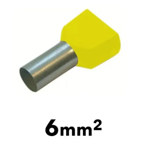Końcówka tulejkowa Twin 2x6,0/14 (10szt.)