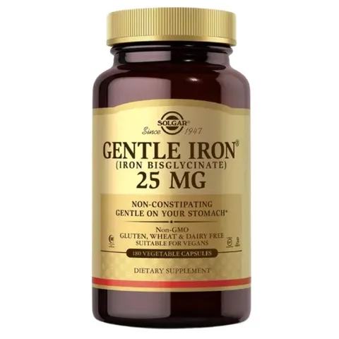 Solgar Gentle Iron 25 mg (180 kaps)