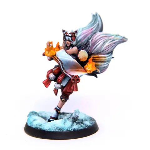 Kitsune Spellmaiden – Eldfall Chronicles miniatura Oni Clans 32mm