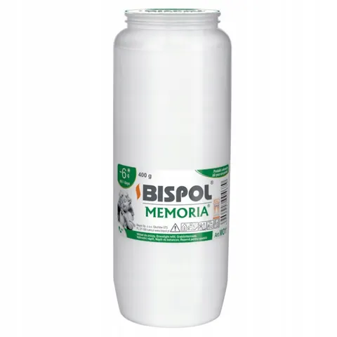 BISPOL MEMORIA Wkład do zniczy olejowy WO11, 1 szt