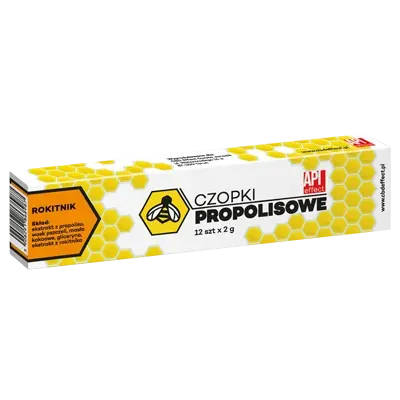 Czopki propolisowe z rokitnikiem 2g x 12