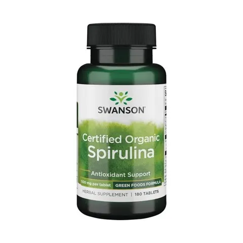 Spirulina 500 mg 180 tabs (Swanson)
