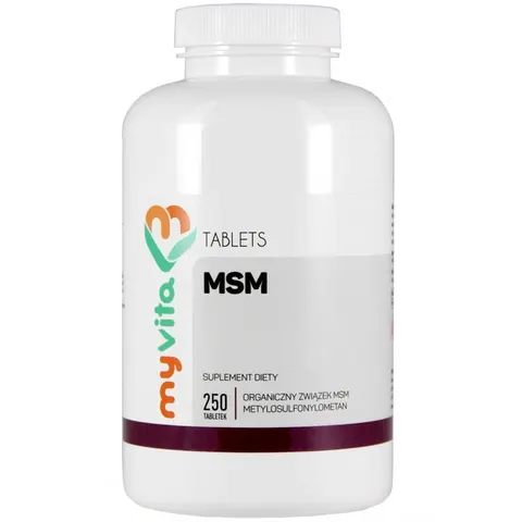 MSM 500 mg 250 tabl. MyVita