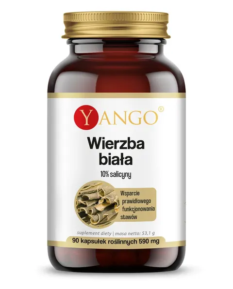 Yango - Kora wierzby białej - 90 kapsułek - Prawidłowe Funkcjonowanie Stawów