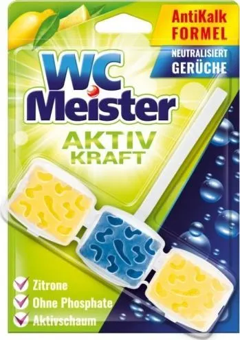 WC Meister Zawieszka do WC 45g Cytryna DE /12/