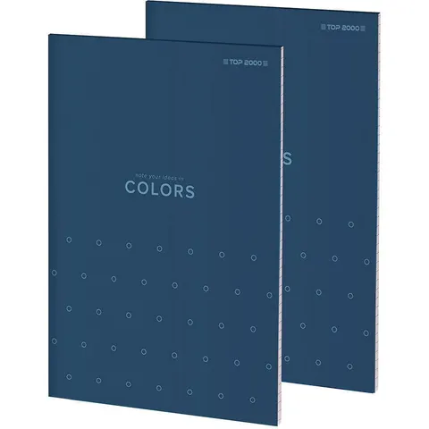 Blok notanikowy A5 100k kratka COLORS 400169240 TOP2000