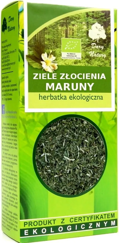 Herbatka ziele złocienia maruny BIO 50g - Dary Natury