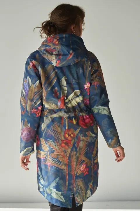 Kurtka parka jesienna- Papugi