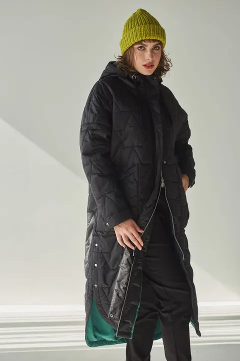 PELERYNA ZIMOWA NERO