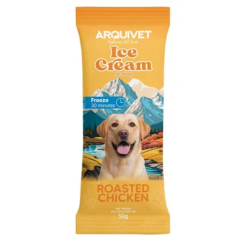 ARQUIVET Ice Cream lody dla psów o smaku pieczonego kurczaka 50g